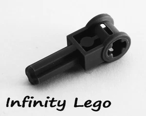 12 LEGO Technic Black Axle 1.5 Perpendicular Axle Connector 6553, 12 Pieces - Picture 1 of 2