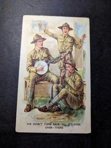 1918 USA Postcard Cover to Des Moines IA Military We Wont Come Back Till Over - Picture 1 of 2