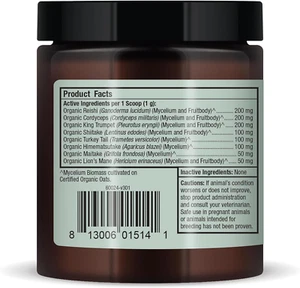 Bark & Whiskers Organic Fermented Mushroom Blend - Cat & Dog Supplement - Sup... - Picture 1 of 1