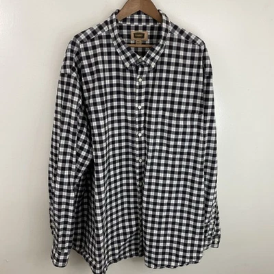 The Foundry Shirt Mens 4XLT Tall 4XL Multicolor Plaid Long Sleeve Button Down - Image 1 of 4