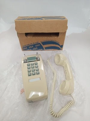 USED CORTELCO 255444-VBA-20M ASH WALL CORDED PHONE - New in Box - Image 1 of 4