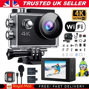 CAMPARK 2" Screen 4K 20MP Action Camera WiFi Waterproof Camera EIS Anti-Shaking~ - Picture 1 of 9