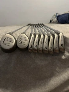 Set Of Mitsushiba  Birdie Special Golf Clubs. Driver, 5 Wood, 3-9 Irons - Picture 1 of 5