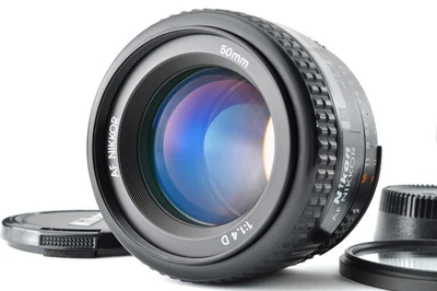 Nikon AF NIKKOR 50mm f/1.4 D lente Prime estándar para F6 F5 F4 F100 con filtro - Imagen 1 de 4