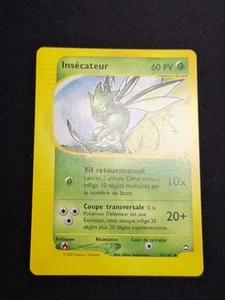 Insécateur 57/147 Aquapolis Carte pokémon FR - Picture 1 of 14