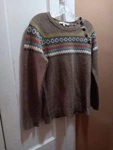 Boden Wool Nylon Sweater Multicolor Size 6 - Picture 1 of 7