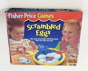 Fisher Price  Scrambled Eggs In Box 1994 Shape Color Matching COMPLETE - Picture 1 of 11