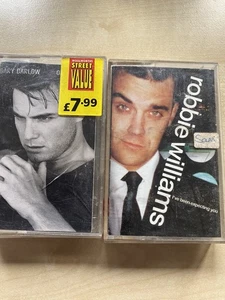 2 x Robbie Williams I've Been Expecting You Gary Barlow Open Road Cassette Tape - Picture 1 of 1
