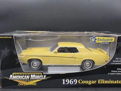 ERTL American Muscle 1969 Mercury Cougar Eliminator 1:18 Exclusive Diecast Car - Image 1 of 4