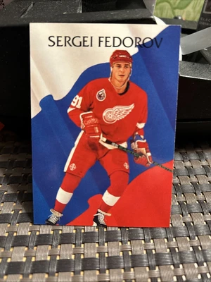 1992-93 Parkhurst - Sergei Fedorov #219 Parkhurst International Rising Star - Image 1 of 4