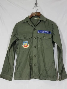 1968-70 US Air Force Tactical Air Command Patched Enlisted Utility Shirt - Bild 1 von 12