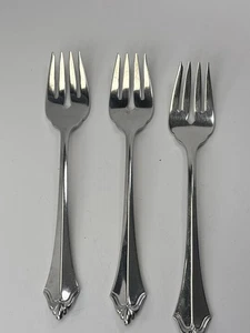 Oneida Community Kenwood Salatgabel 7" glänzend Edelstahl Set 3 - Bild 1 von 2
