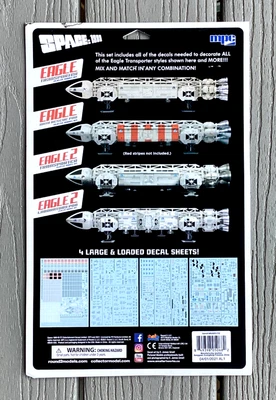 MPC 1/48 PANELING DECALS SPACE 1999 EAGLE TRANSPORTER 22" LONG MODEL KIT MKA 051 - Image 1 of 4