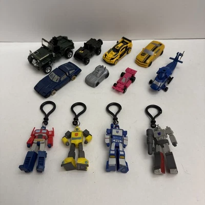Экшн-фигурки Transformers And Gobots Mixed Transforming Cars лот товаров с брелоками - Изображение 1 из 4