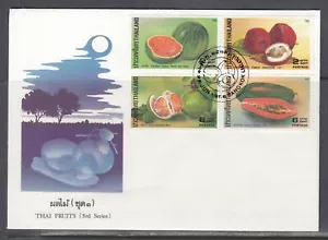 Tailandia 1145-8 FDC - 1986 Fruit Issues - Imagen 1 de 1