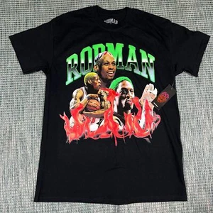 Rodman Basketball Black T Shirt Mens Sz M New - Picture 1 of 6