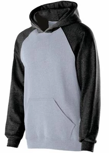 Holloway Youth Cotton/Polyester Smooth Athletic Fleece Banner Hoodie 229279 - Picture 1 of 14