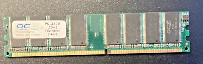 OC PC3200 1GB Memory Module DDR-400 - Image 1 of 3
