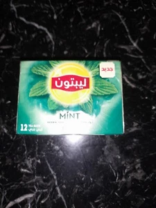 LIPTON Mint Herbal Indusion 12 Tea bags - SEALED  ( US Seller ) - Picture 1 of 5