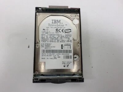 USED 20 GB Travelstar IBM IC25N020ATCS04-0 Hard Drive - Image 1 of 4