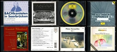Klassik-CD-Konvolu★5 Disks★BACH★BEETHOVEN★BERLIOZ★CHOPIN★CORNELIUS★LISZT★REGER…! - Bild 1 von 4