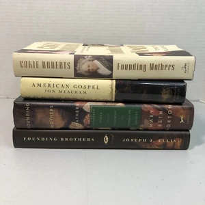 4 Book Lot Founding Mothers Fathers Brothers American Gospel - Imagen 1 de 12