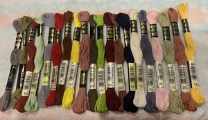 20 X NEW DMC STRANDED COTTON THREAD SKEINS BULK LOT 1 - Picture 1 of 1