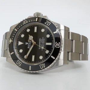 Rolex Submariner No Date 41mm Black Dial Stainless Steel Oyster 124060 - Picture 1 of 10