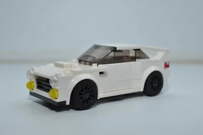 Modelo de juguete personalizado WRX Sti blanco bugeye compatible y construido con ladrillos LEGO® Foto 1 de 3