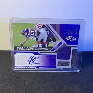 2021 Panini Playbook J.K. Dobbins Goal Line Graphs RPA AUTO /199 #GLG-JKD - Picture 1 of 3