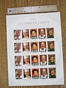 Scott #4922-26 Celebrity Chefs Sheet of 20 Forever Stamps MNH 2014 US - Picture 1 of 3