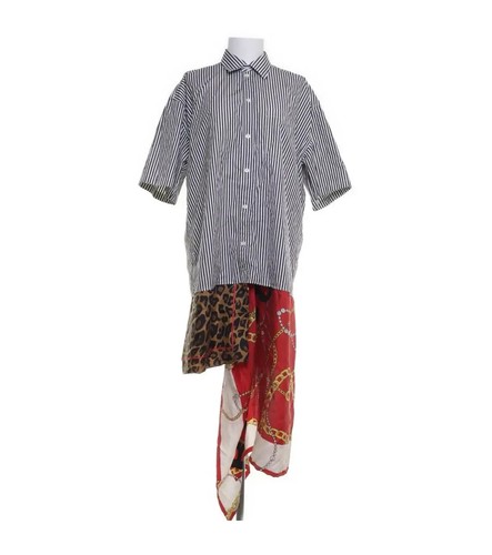 Camicia lunga con bottoni Balenciaga