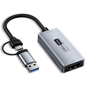 Carte d'acquisition vidéo Carte de Capture HDMI vers USB/USB C 3.0 1080P HD ... - Zdjęcie 1 z 7