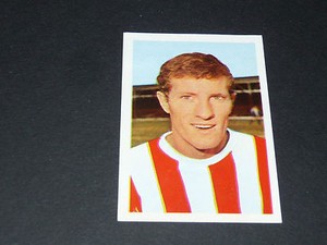 #254 WILLIE STEVENSON STOKE CITY POTTERS FKS PANINI FOOTBALL ENGLAND 1968-1969