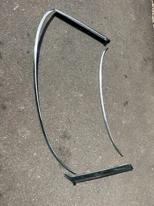 Nissan 280ZX Trim Molding Stainless Windshield Pillar Set 79-83 Datsun OEM - Picture 1 of 4