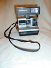 Vintage Polaroid Sun 600 Lms Camera W Strap Excellent Not Tested