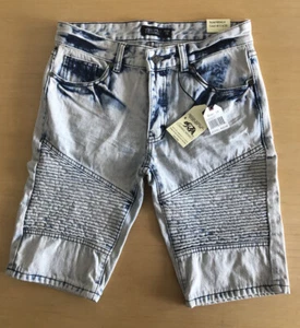 Trestles Supply Co. California Republic Boys Size 18 Blue Denim Acid Wash Shorts - Picture 1 of 10