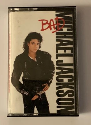 Michael Jackson Bad Cassette Tape 1987 Foto 1 de 4