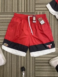 NEW MITCHELL AND NESS HWC STRIPED WARM UP SHORT 1996 FINALS XL - Picture 1 of 10
