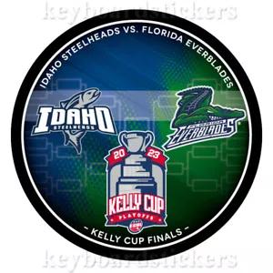 2023 ECHL Kelly Cup Finals Disco de Duelo Idaho Steelheads vs Florida Everblades - Imagen 1 de 2