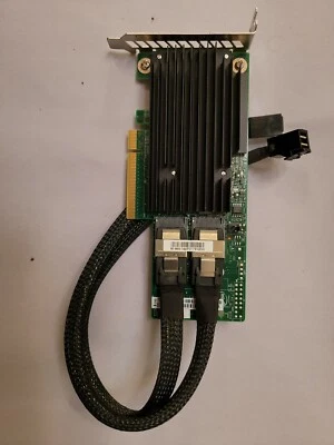 Intel DAS6IPC18C0 SAS Dual Port PCIe S61 RAID Controller G35839-003 G35839-311 - Image 1 of 2