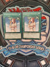 Yugioh 2x FORBIDDEN CHALICE Mixed sets common LP to NM