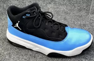 Jordan Scarpe Uomo 9.5 Max Aura 2 Nero University Blu Sneakers CK6636-041 - Foto 1 di 13
