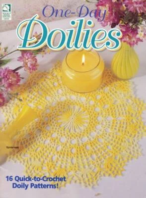 NEW HOUSE OF WHITE BIRCHES ONE DAY DOILIES 16 BEAUTIFUL DOILIES VINTAGE 1997 - Image 1 of 4