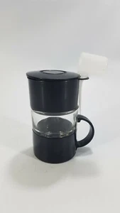 Enjoy Single Serving Pour Over Coffee Tea Cup w Filter Net Mesh 6oz Espresso New - Picture 1 of 7