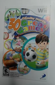 HANDBUCH NUR 30 großartige Spiele Nintendo Wii, Familienfeier - Bild 1 von 1