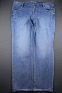 Women's 2019 Old Navy Jeans Power Straight Mid Rise Stretch Size 20 Plus (40x29) - Picture 1 of 7