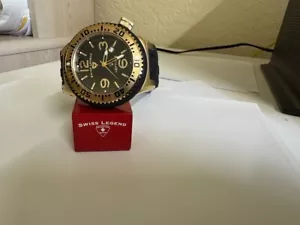 Swiss Legend Men's 21818D-02 Neptune black dial 52mm watch - Picture 1 of 5