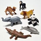 7x Original Bullyland Animals Panda/Dolphin/ Camel /Ape / Elephants/Crocodile/
