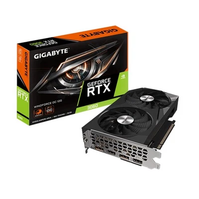 Gigabyte NVIDIA GeForce RTX 3060 WINDFORCE OC 12GB GDDR6 (rev 2.0) Graphics Card - Image 1 of 4
